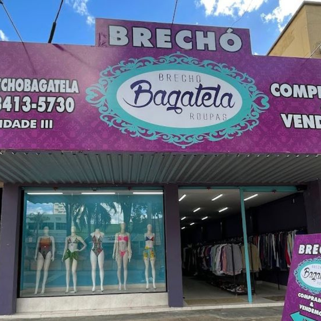 Fachada da unidade 3 do Brechó Bagatela